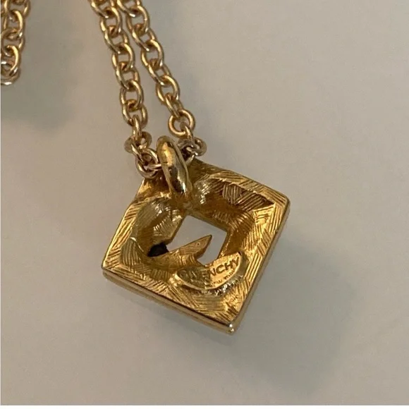 Givenchy Gold Necklace with Crystal Accents - Picture 5 of 5